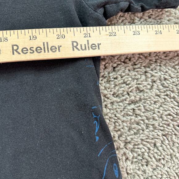 Sonic The Hedgehog Shirt Mens Extra Large Black Blue AOP Sega Short Sleeve FLAW - Picture 10 of 11